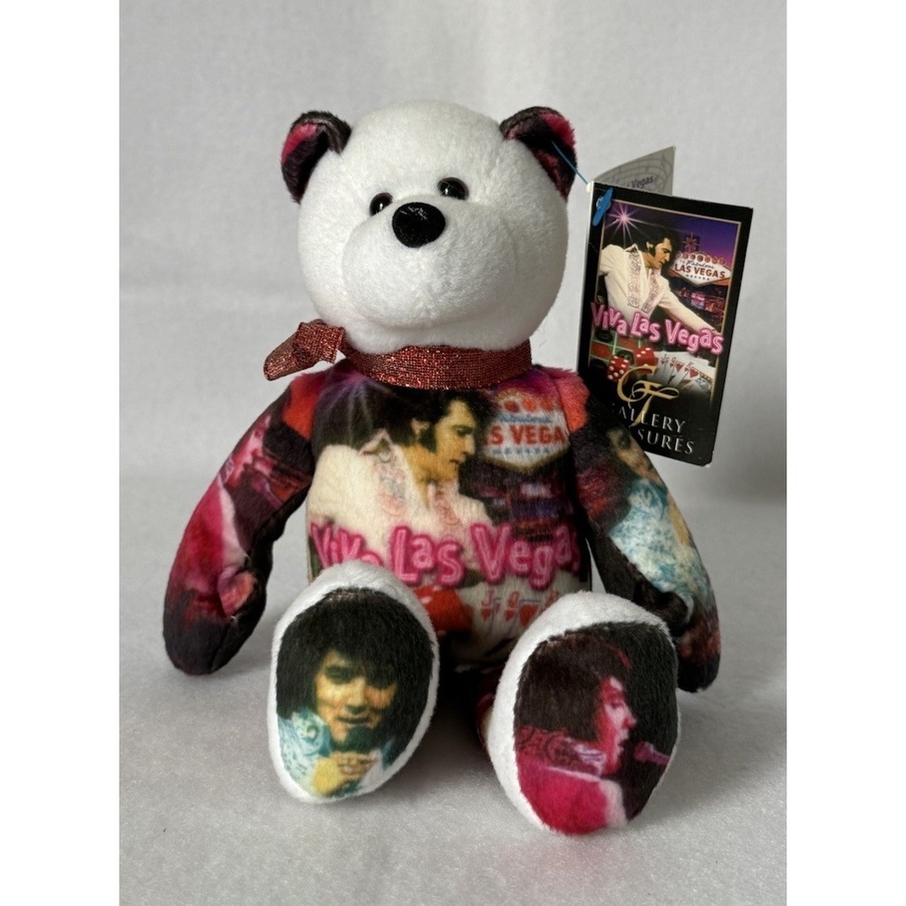 Elvis Presley Viva Las Vegas Plush Bear Limited Edition Issue #007 w/ Tag